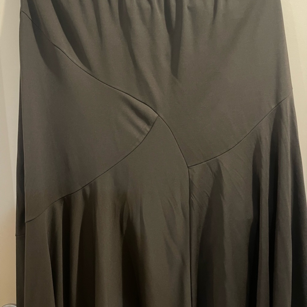 Jessica Asymmetrical Dark Gray Skirt